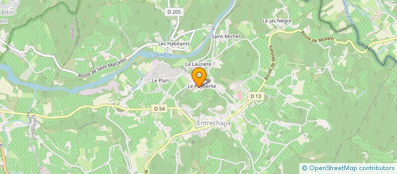 localisation de l'entreprise SARL DU BON CROUZET à ENTRECHAUX