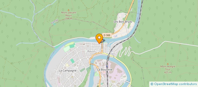 localisation de l'entreprise SARL DU BORD DE MEUSE  REVIN