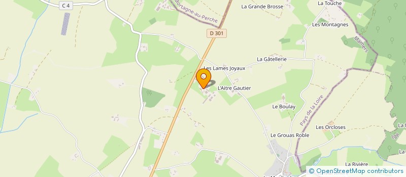 localisation de l'entreprise SARL DU BORDAGE à SAINT-COSME-EN-VAIRAIS