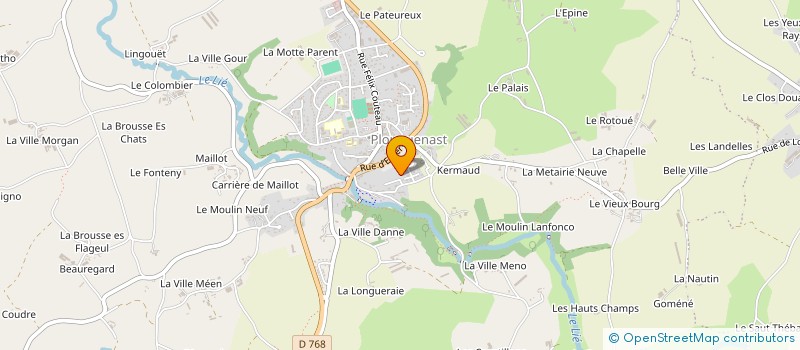 localisation de l'entreprise SARL DU BOUESSIG  PLOUGUENAST-LANGAST