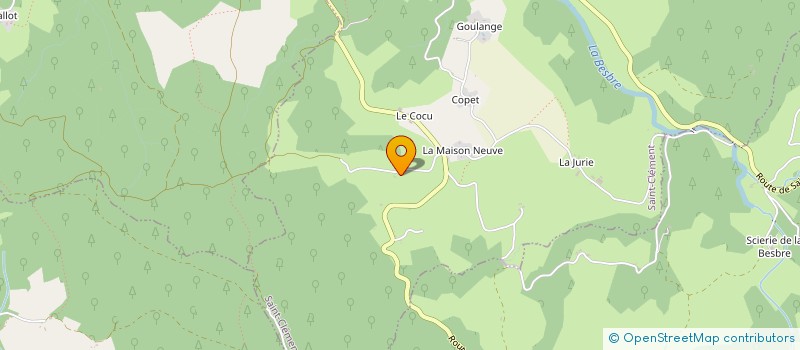 localisation de l'entreprise SARL DU BOURBONNAIS à FERRIERES-SUR-SICHON