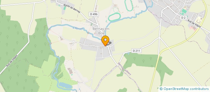 localisation de l'entreprise SARL DU BUTTEAU  BERNAY-VILBERT