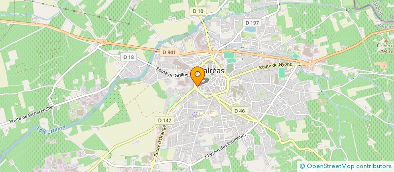 localisation de l'entreprise SARL DU CAFE DE LA PAIX à VALREAS