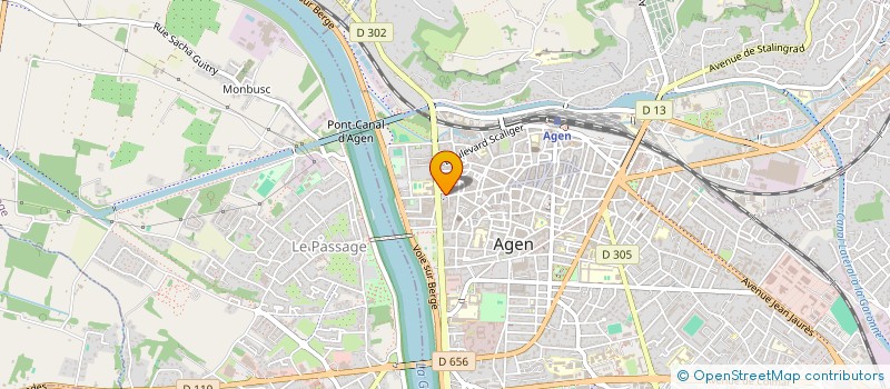 localisation de l'entreprise SARL DU CAFE DE PARIS  AGEN