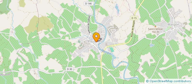 localisation de l'entreprise SARL DU CAFE DES ALLEES à POUZOLLES