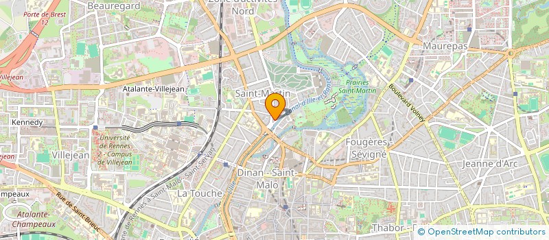 localisation de l'entreprise SARL DU CANAL à RENNES