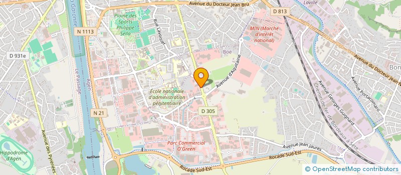 localisation de l'entreprise SARL DU CAR  BOE