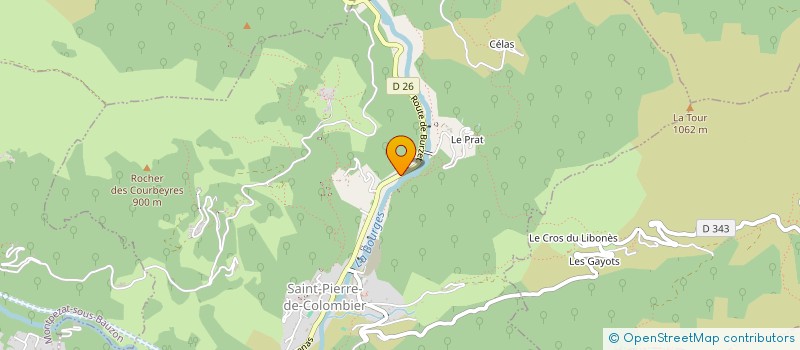 localisation de l'entreprise SARL DU CAYROU  SAINT-PIERRE-DE-COLOMBIER