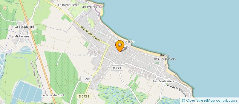 localisation de l'entreprise SARL DU CENTRE BOURG à LA BREE-LES-BAINS