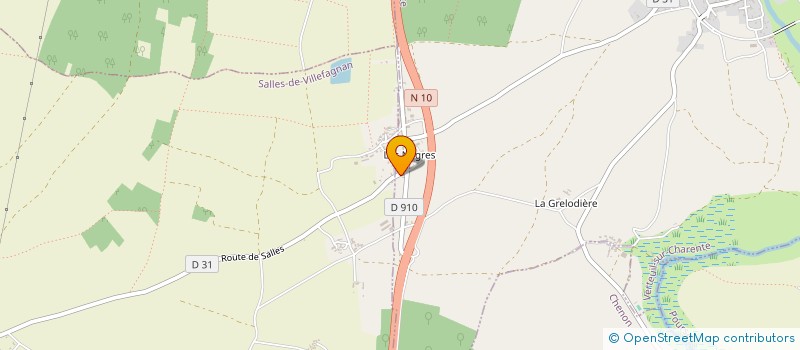 localisation de l'entreprise SARL DU CHAMPS DE VERTEUIL à VERTEUIL-SUR-CHARENTE