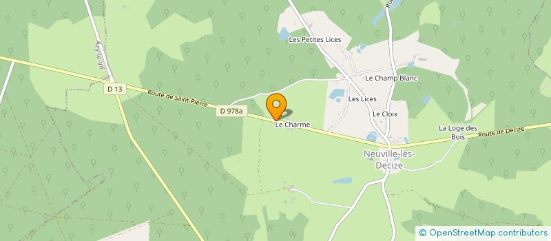 localisation de l'entreprise SARL DU CHARME à DEVAY