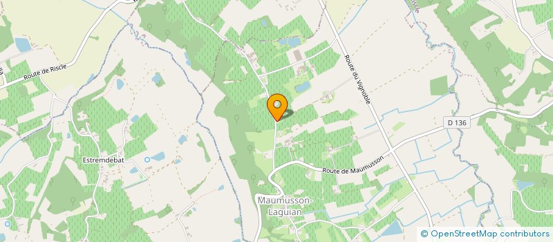 localisation de l'entreprise SARL DU CHATEAU  PROJAN