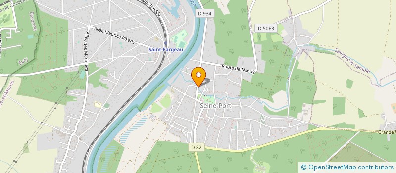 localisation de l'entreprise SARL DU CHATEAU  SEINE-PORT