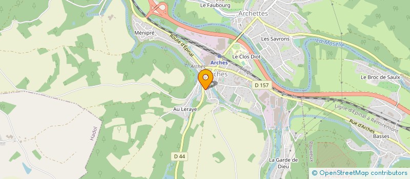 localisation de l'entreprise SARL DU CHATEAU à ARCHES