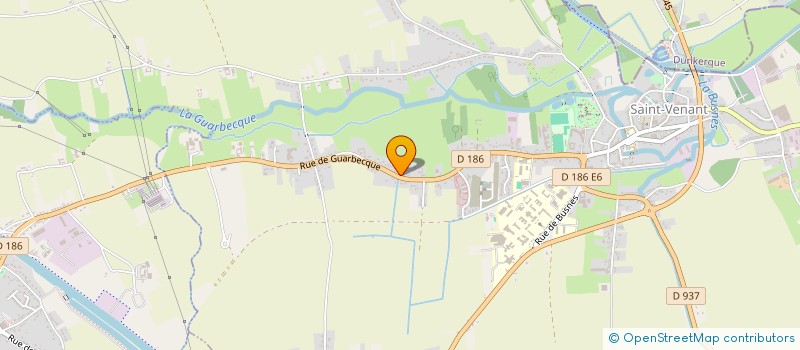 localisation de l'entreprise SARL DU CHAUDFOUR  SAINT-VENANT