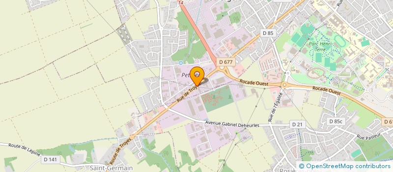 localisation de l'entreprise SARL DU CHAVANT  SAINT-ANDRE-LES-VERGERS