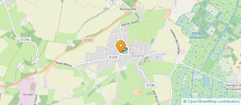 localisation de l'entreprise SARL DU CLOS BEAUMOIS  BAVENT