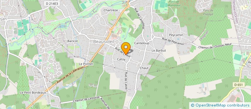 localisation de l'entreprise SARL DU CLOS SAINT FRANCOIS  GRADIGNAN