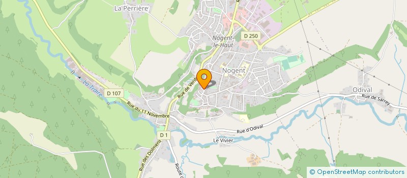 localisation de l'entreprise SARL DU COMMERCE à NOGENT