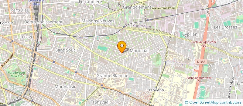 localisation de l'entreprise SARL DU COURS  LYON