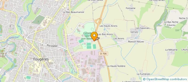 localisation de l'entreprise SARL DU DESERT  LOUVIGNE-DU-DESERT