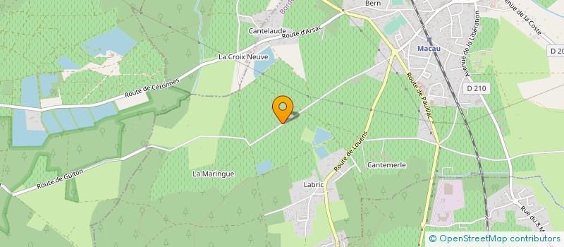 localisation de l'entreprise SARL DU DOMAINE DE CORDET  MACAU