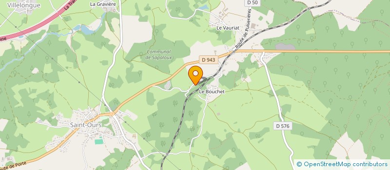 localisation de l'entreprise SARL DU DOMAINE DE LA PALLE  PONTGIBAUD