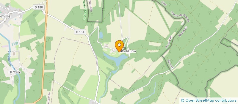 localisation de l'entreprise SARL DU DOMAINE DE SAINT LUBIN à ARRONVILLE
