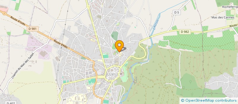 localisation de l'entreprise SARL DU DOMAINE SAINT FIRMIN  UZES