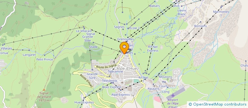 localisation de l'entreprise SARL DU DOME à HUEZ