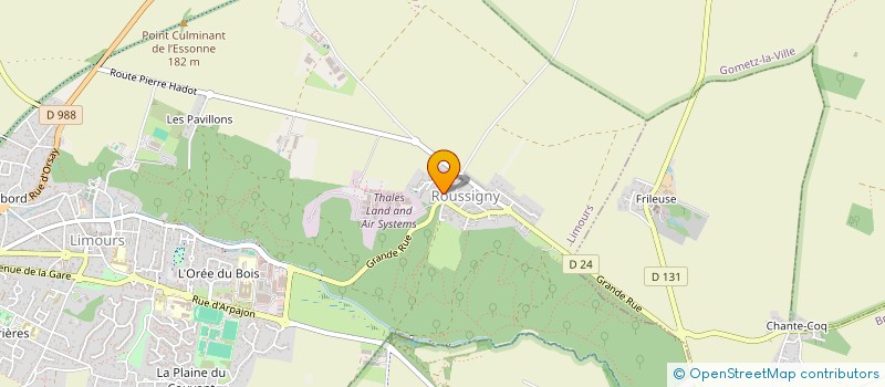 localisation de l'entreprise SARL DU FOND DU GUICHET  LIMOURS