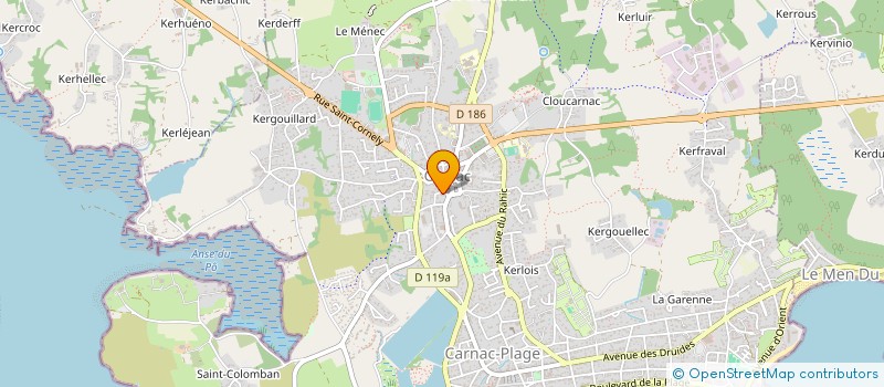 localisation de l'entreprise SARL DU GOH LOR  CARNAC