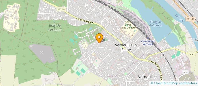 localisation de l'entreprise SARL DU GOLF  VERNEUIL-SUR-SEINE