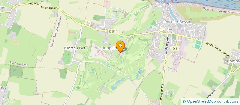 localisation de l'entreprise SARL DU GOLF DUPONT ET FILS à PORT-EN-BESSIN-HUPPAIN