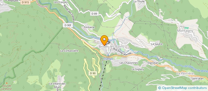 localisation de l'entreprise SARL DU GRAND BEC à BRIDES-LES-BAINS