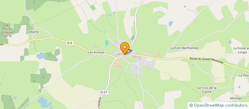 localisation de l'entreprise SARL DU GRAND DOMAINE  LA CELETTE