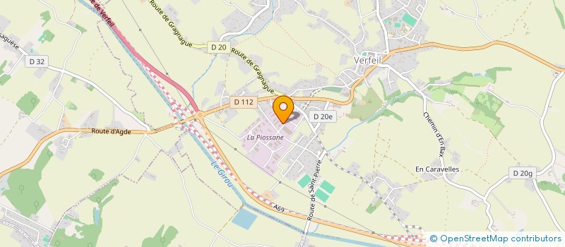 localisation de l'entreprise SARL DU GRAND FAUBOURG  VERFEIL