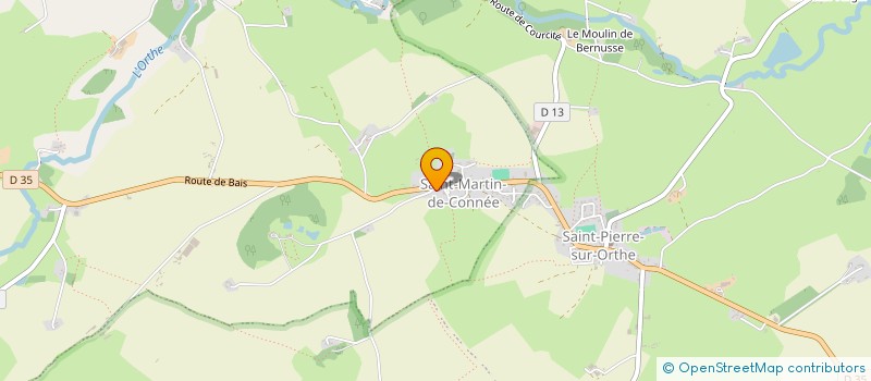 localisation de l'entreprise SARL DU GRAND GUE  VIMARTIN-SUR-ORTHE