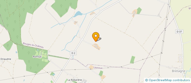 localisation de l'entreprise SARL DU GRAND VOUET à BOUGES-LE-CHATEAU