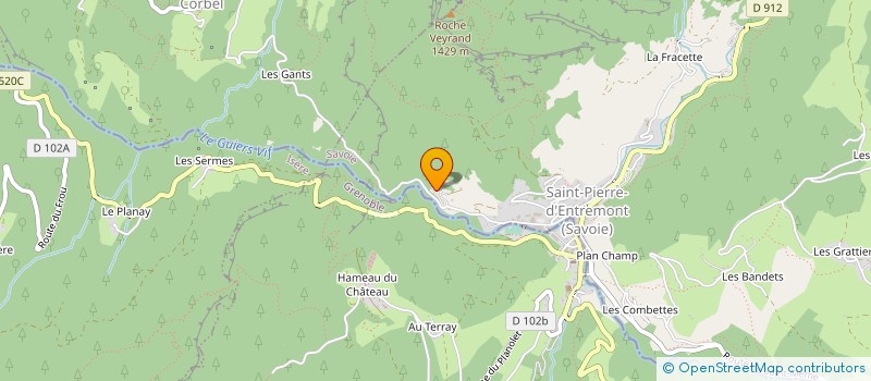 localisation de l'entreprise SARL DU GRANIER EN CHARTREUSE à ENTREMONT-LE-VIEUX