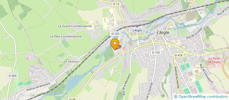 localisation de l'entreprise SARL DU GRU à L'AIGLE