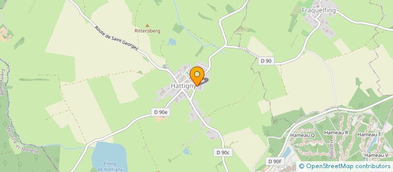 localisation de l'entreprise SARL DU HAUT BOIS  HATTIGNY