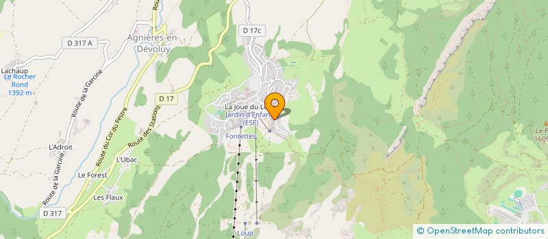 localisation de l'entreprise SARL DU JAS à LE DEVOLUY