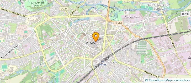 localisation de l'entreprise SARL DU JASMIN à ARRAS