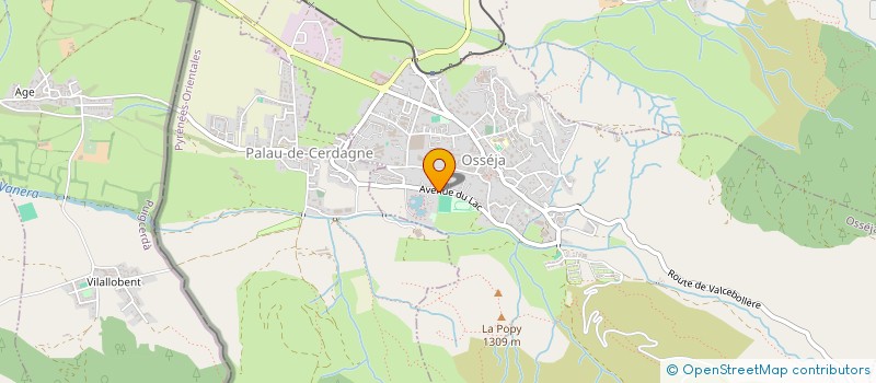 localisation de l'entreprise SARL DU LAC  PALAU-DE-CERDAGNE