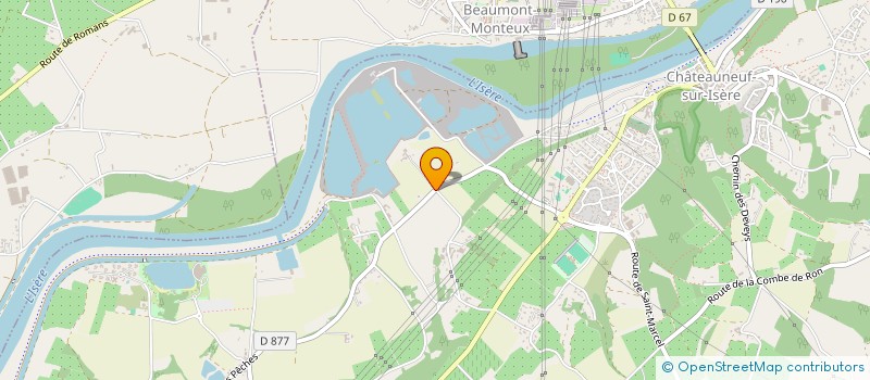 localisation de l'entreprise SARL DU LAC DE VEYRIER  CHATEAUNEUF-SUR-ISERE