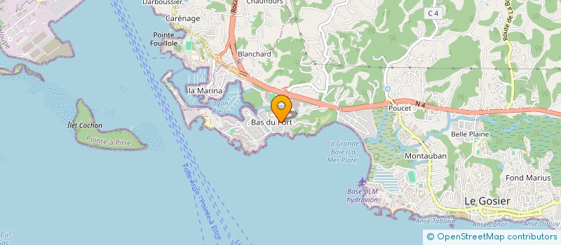 localisation de l'entreprise SARL DU LAGON à LE GOSIER