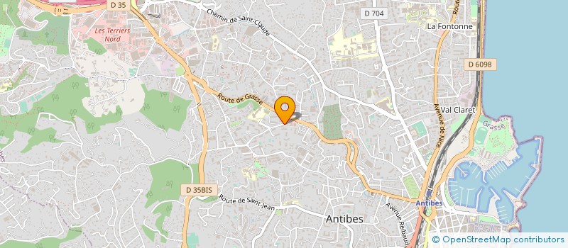localisation de l'entreprise SARL DU LUNDI  ANTIBES