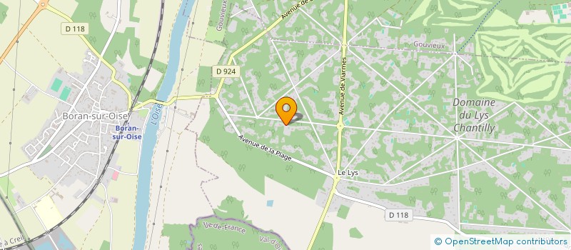 localisation de l'entreprise SARL DU LYS  LAMORLAYE