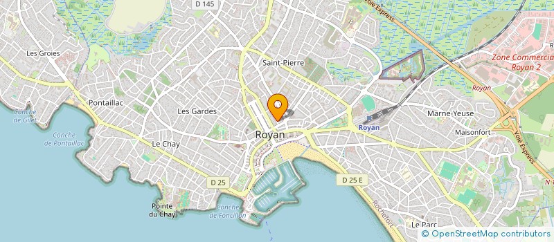 localisation de l'entreprise SARL DU MAINE BAGUET  ROYAN